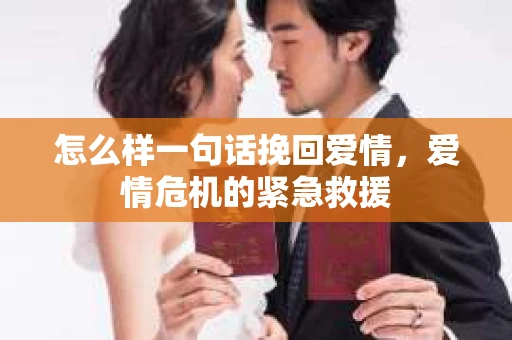 怎么样一句话挽回爱情，爱情危机的紧急救援