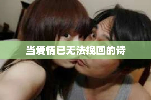 当爱情已无法挽回的诗 当爱情已无法挽回的诗