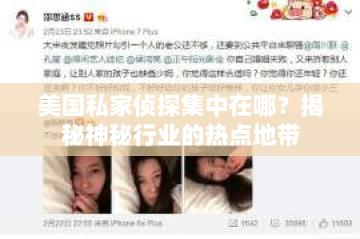 美国私家侦探集中在哪?揭秘神秘行业的热点地带 美国私家侦探集中在哪?揭秘神秘行业的热点地带