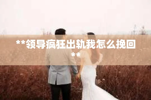 **领导疯狂出轨我怎么挽回**