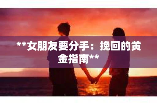 **女朋友要分手:挽回的黄金指南** **女朋友要分手:挽回的黄金指南**
