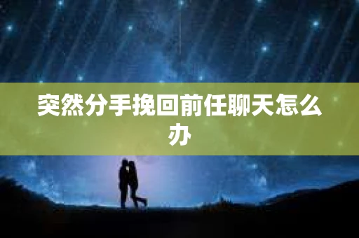 突然分手挽回前任聊天怎么办