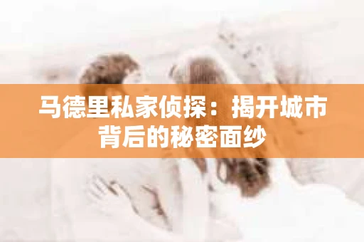 马德里私家侦探：揭开城市背后的秘密面纱