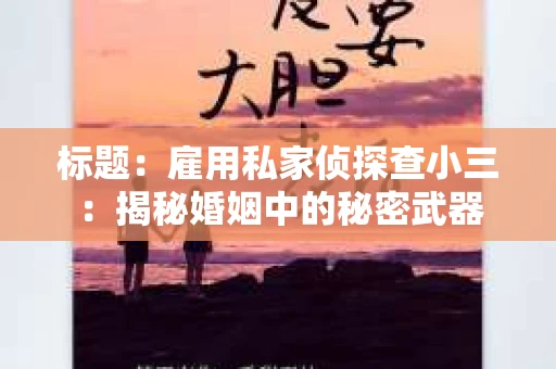标题：雇用私家侦探查小三：揭秘婚姻中的秘密武器