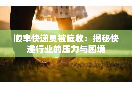 顺丰快递员被催收：揭秘快递行业的压力与困境