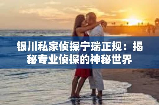 银川私家侦探宁瑞正规：揭秘专业侦探的神秘世界