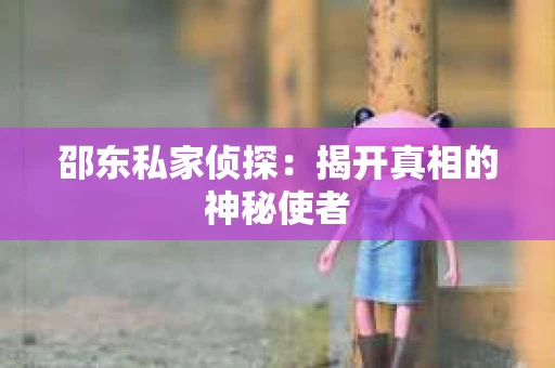 邵东私家侦探：揭开真相的神秘使者