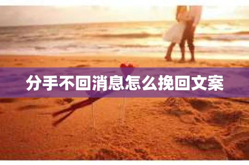 分手不回消息怎么挽回文案