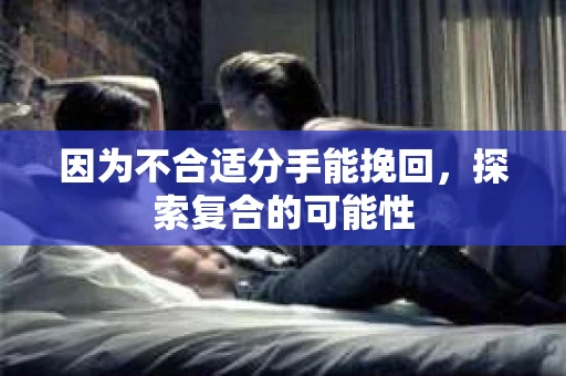 因为不合适分手能挽回，探索复合的可能性